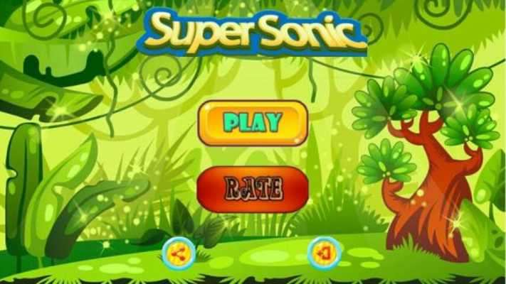 Play Super Sonic Jungle World Run 