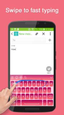 Play Sweet Pink Keyboard Theme 