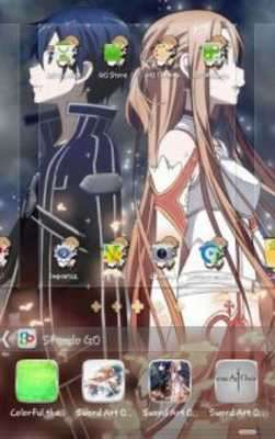 Play Sword Art. GO Launcher EX Theme 