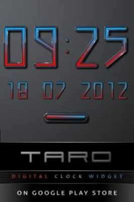 Play TARO Laser Clock Widget 