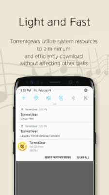 Play Torrent Gear - Torrent Client 