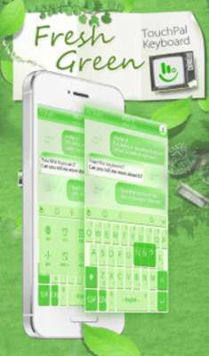 Play TouchPal Fresh Green Theme 