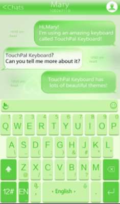 Play TouchPal Fresh Green Theme 