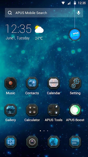 Play Universe-APUS Launcher theme 