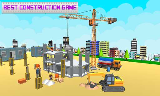 Play APK USA President House Construct  and enjoy USA President House Construct with UptoPlay com.sablo.us.president.security.house.construction.games.blocky.simulation