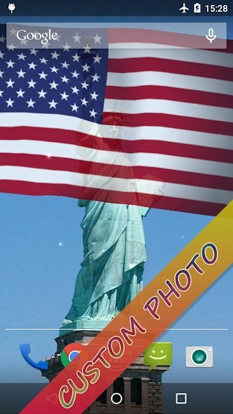 Play APK US Flag Live Wallpaper  and enjoy US Flag Live Wallpaper with UptoPlay com.app4joy.united_states_free