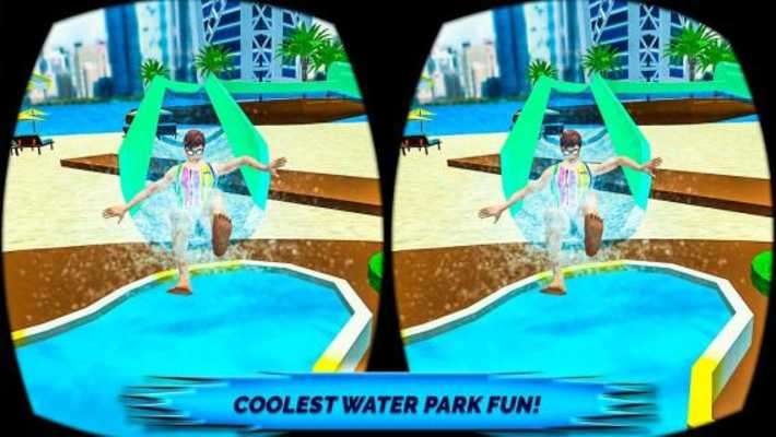 Play vr beach water sliding 