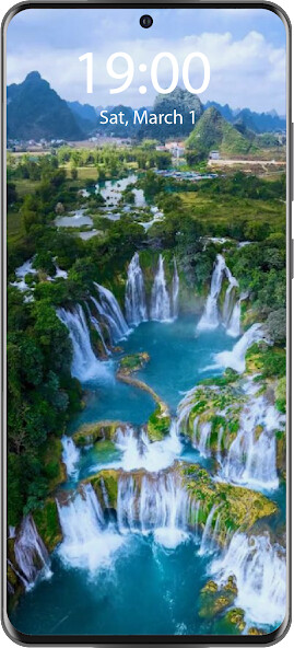 Play APK Waterfall Live Wallpaper  and enjoy Waterfall Live Wallpaper with UptoPlay com.minato.waterfall