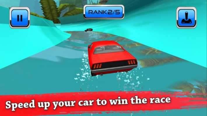 Play Waterpark Ride & Water Surfing Car Stunts & Slides 