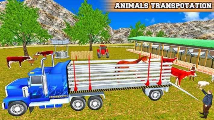 Play Wild Farm Animal Transport Truck 3D 