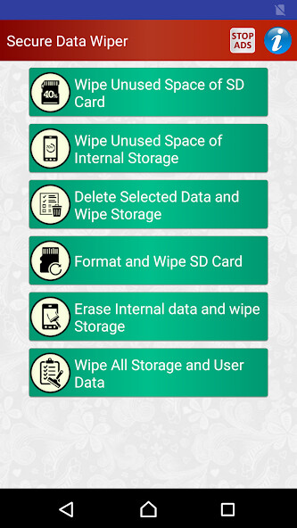 Play Wipe Mobile Phone Storage with Secure Data Wiper 