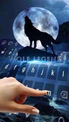 Play Wolf legend blue moon animal keyboard 