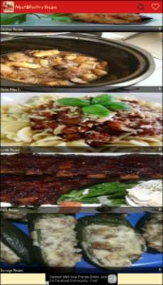 Play 2000+ Meat Poultry Recipes 