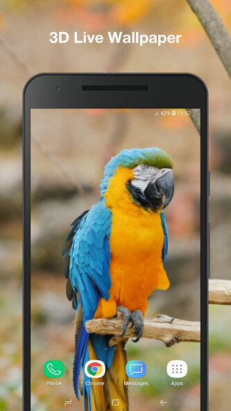 Play 3D Birds Live Wallpaper 