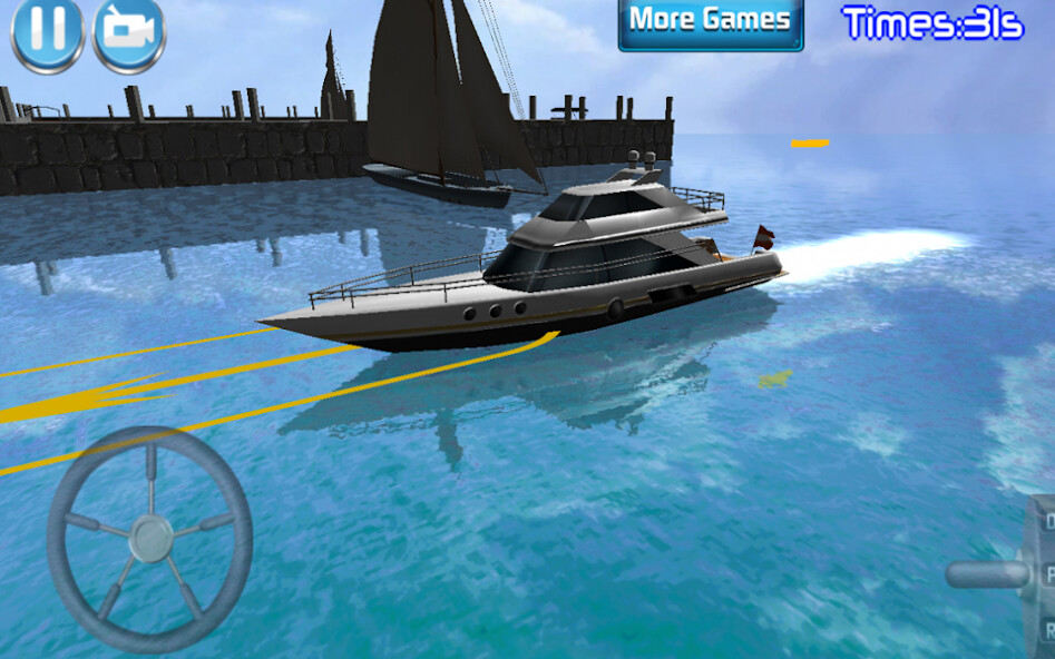 Play 3D Boat Parking Racing Sim 