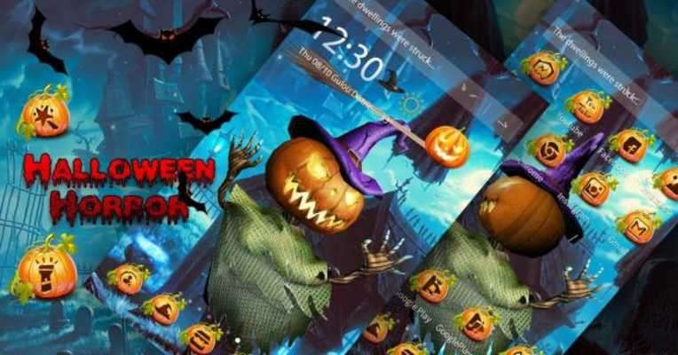 Play 3D Horror Halloween Pumpkin Skin Theme 