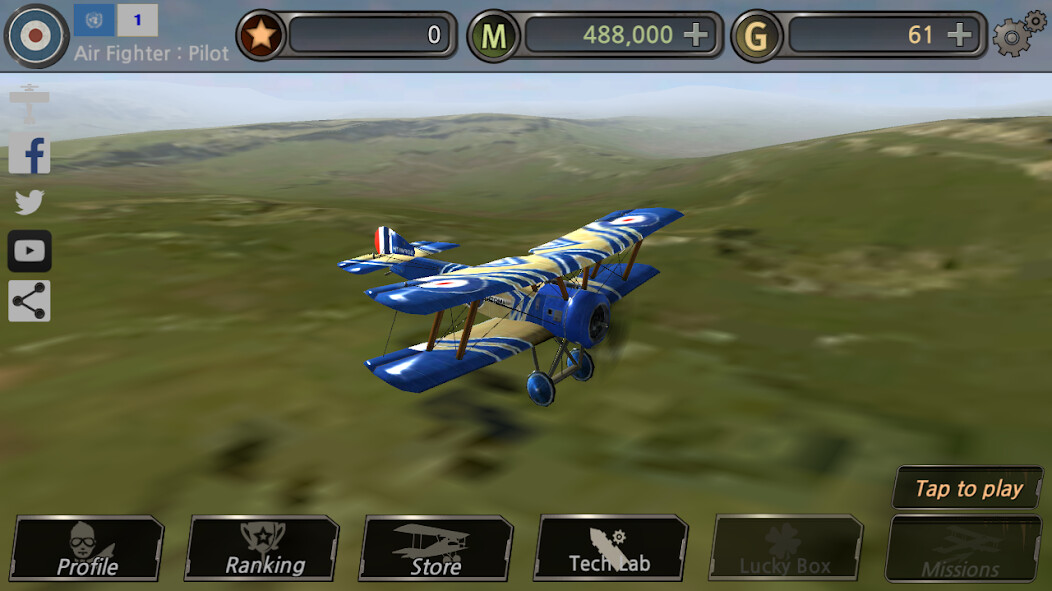 Play APK AIR FIGHTER: PILOT  and enjoy AIR FIGHTER: PILOT with UptoPlay com.feelent.airfighter_pilot