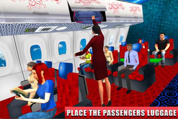 Play Airplane Modern Attendant: Air hostess Simulator 