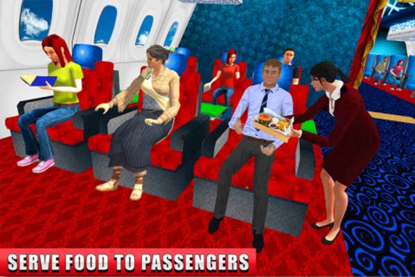 Play Airplane Modern Attendant: Air hostess Simulator 