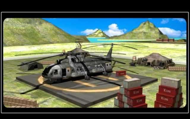 Play Army Helicopter - Relief Cargo 