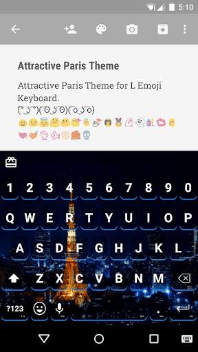 Play Attractive Paris EmojiKeyboard 