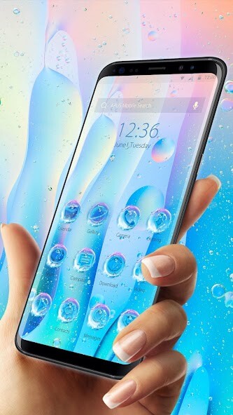 Play APK Blue Transparent Water Droplets-APUS Launcher  and enjoy Blue Transparent Water Droplets-APUS Launcher with UptoPlay com.apusapps.theme.i_blue_transparent_water_droplets_d7e6317e81