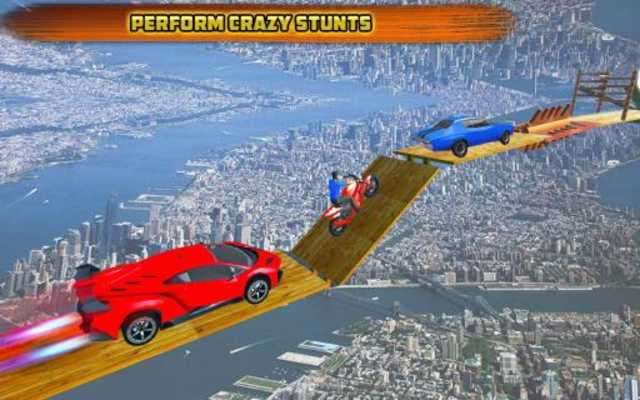 Play Car to Bike Games: Impossible Stunt Driving 2018 