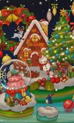 Play Christmas Decorations LWPaper 