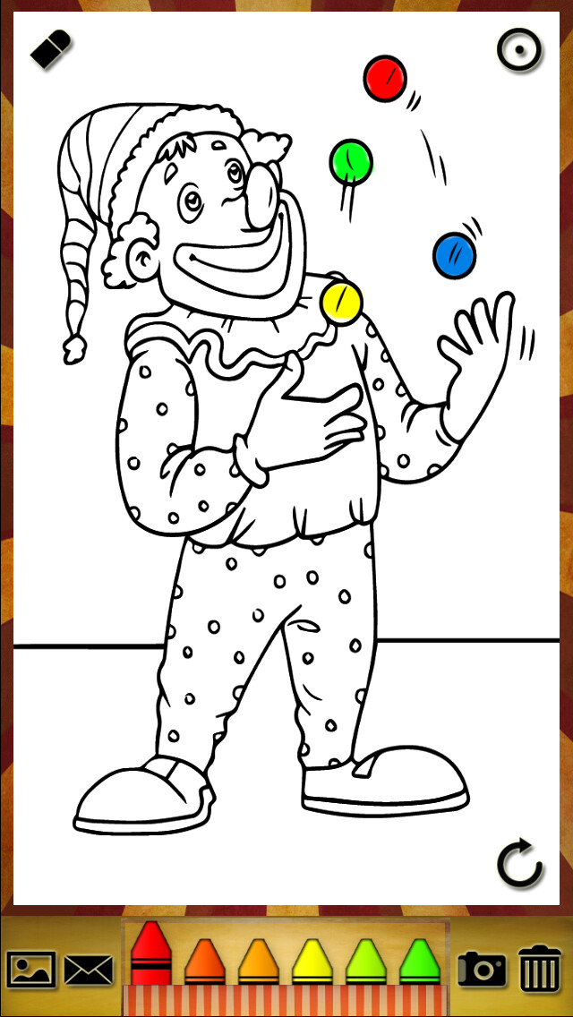 Play Circus Coloring Book 