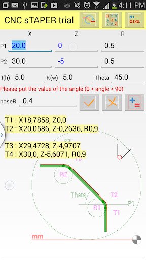 Play APK CNC sTaper FREE  and enjoy CNC sTaper FREE with UptoPlay com.naver.blog.lathegeo.single_taper_trial