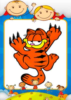 Play Coloring Garfield Games 