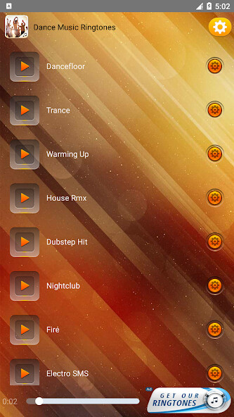 Play Dance Music Ringtones 