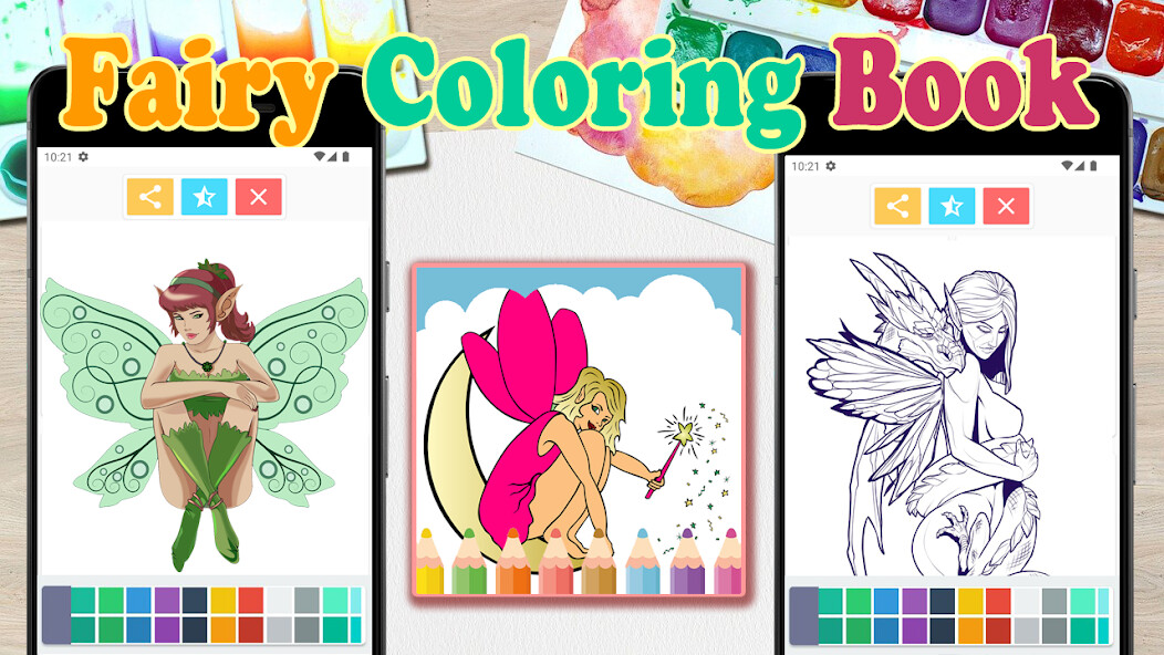 Play Fairy Coloring Book 