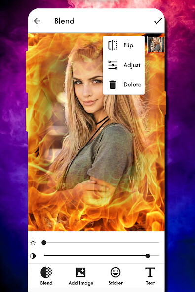 Play Fire Text Photo Frame 