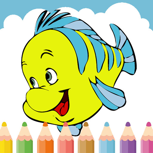 Play Fish Coloring Book 