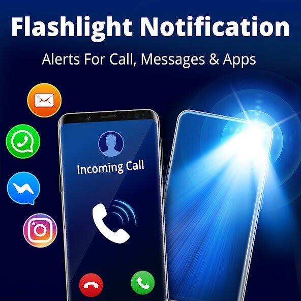 Play Flash Alerts LED - Call & SMS 