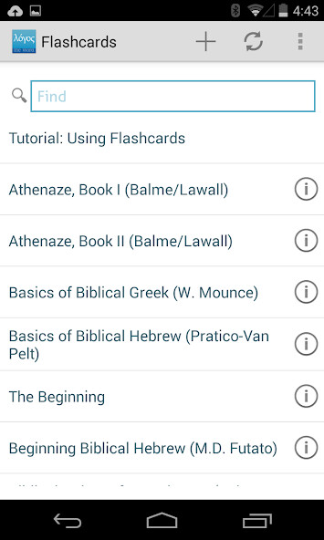 Play Flashcards for Greek & Hebrew 