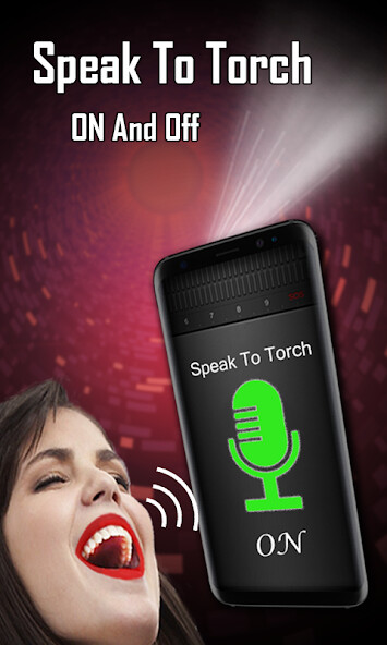 Play Flash Light On Voice 