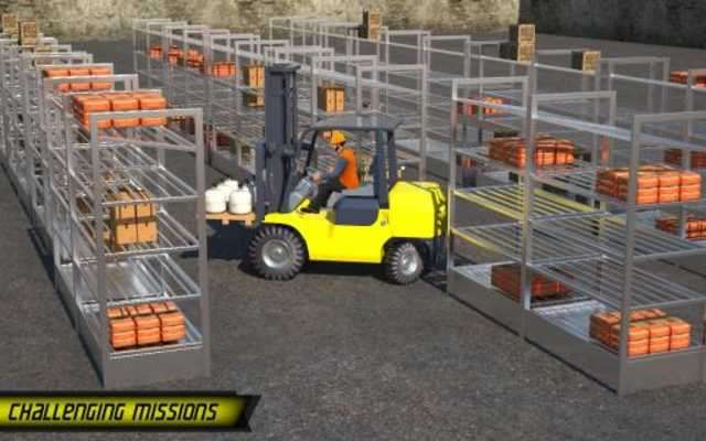 Play Fork Lift Truck Cargo Simulator New Games 