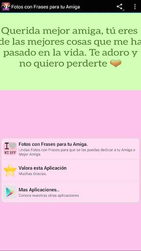 Play APK Fotos con Frases para tu Amiga  and enjoy Fotos con Frases para tu Amiga with UptoPlay com.diegoapps.fotosconfrasesparatuamiga