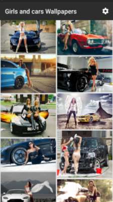 Play Girls and cars Wallpapers 