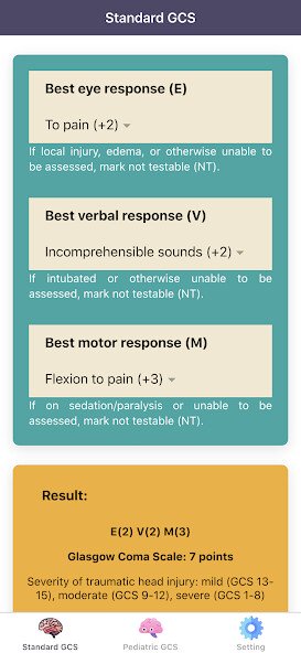 Play APK Glasgow Coma Scale: GCS Score, Consciousness Level  and enjoy Glasgow Coma Scale: GCS Score, Consciousness Level using 