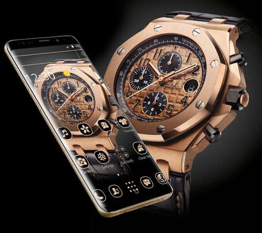 Play APK Gold Luxury Legendary Watch Theme  and enjoy Gold Luxury Legendary Watch Theme with UptoPlay com.launcher.theme.t211810248