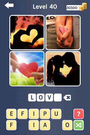 Play Guess the word ~ 4 pics 1 word 