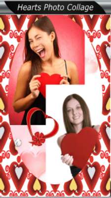 Play Hearts Photo Collage 