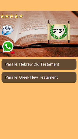 Play APK Hebrew Greek and English Bible  and enjoy Hebrew Greek and English Bible with UptoPlay com.zavariseapps.parallel_bible