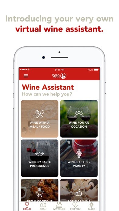 Play Hello Vino: Wine Assistant 