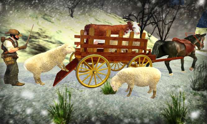 Play Horse Carriage Transport Cart Riding Simulator 3D 