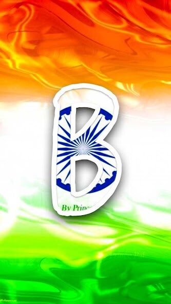 Play Indian Flag Letter Wallpaper 