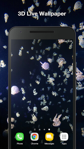 Play Jellyfishes 3D live wallpaper 